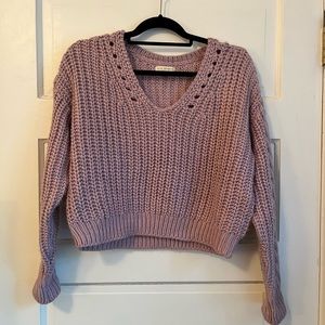 Lilac knit sweater